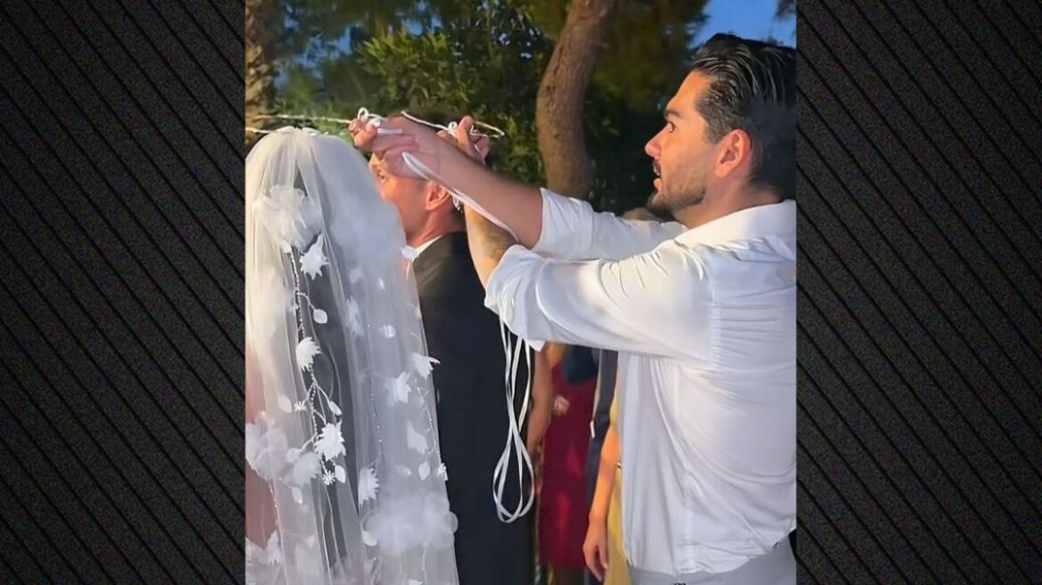 Το βίντεο από τον γάμο της αδερφής του Χρήστου Μάστορα: Κουμπάρος του ζευγαριού ο τραγουδιστής 
