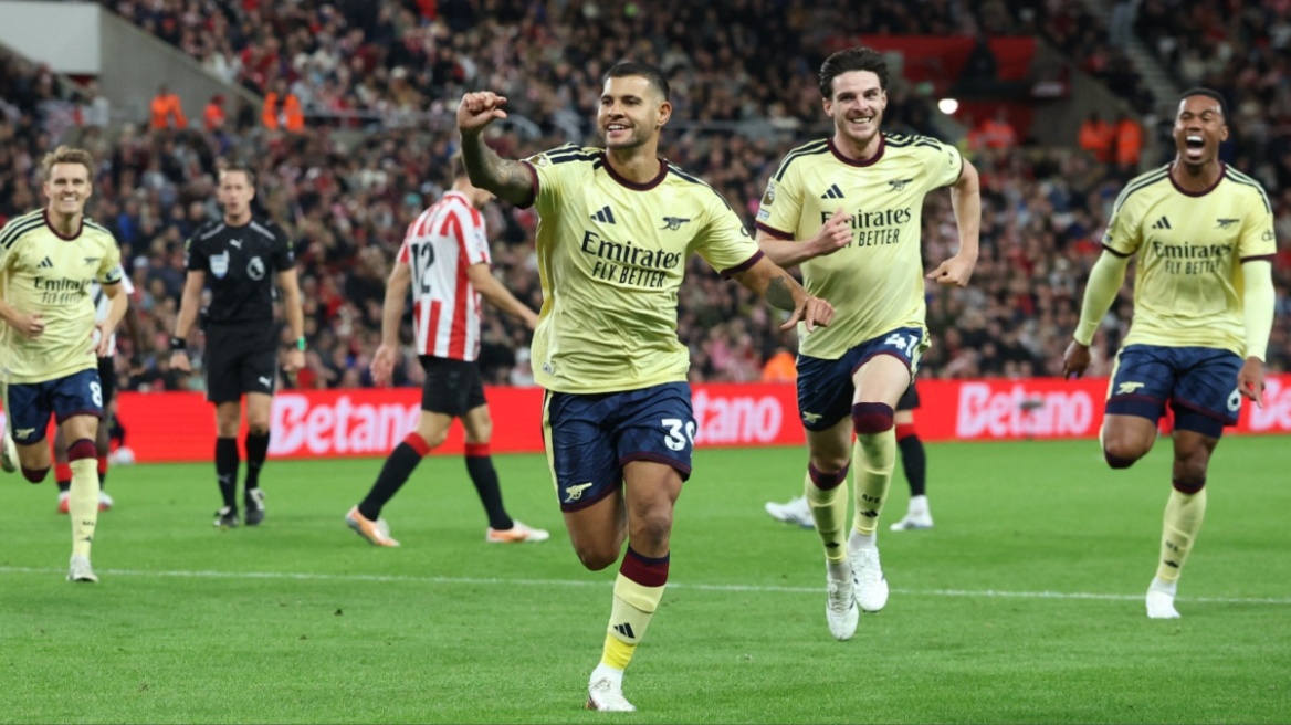 Premier League: Μόνη στην κορυφή η Άρσεναλ, 2-0 τη Σάντερλαντ 