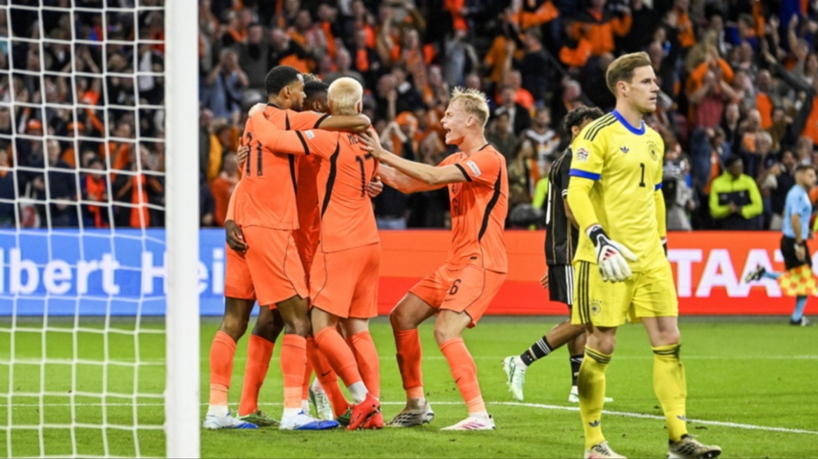 Nations League: Ισοπαλία στο ντέρμπι Ολλανδία-Γερμανία, νίκες για Πορτογαλία και Νορβηγία, δείτε όλα τα γκολ