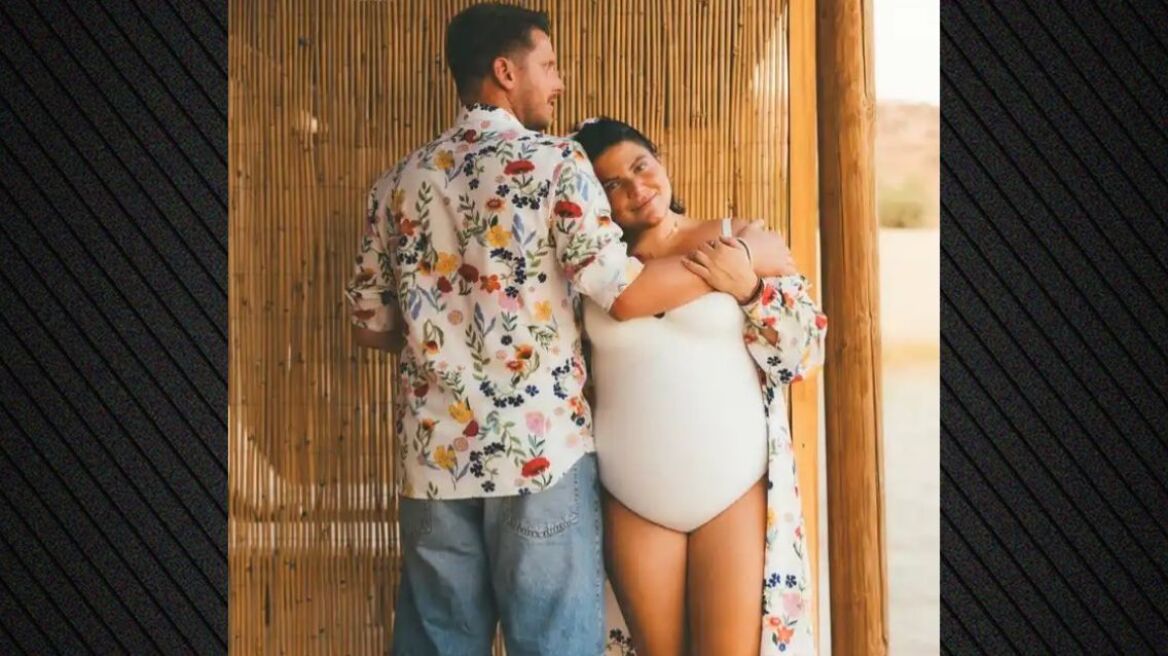 Η Δανάη Μπάρκα πόζαρε με φουσκωμένη κοιλιά: Πολλή λιακάδα στην καρδιά, έγραψε
