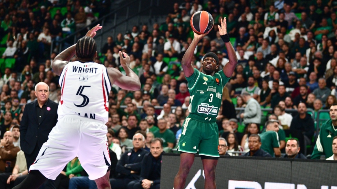 Euroleague: Ο Παναθηναϊκός νίκησε δύσκολα την Αρμάνι και έμεινε μόνος πρώτος, «100άρες» για  Ρεάλ και Ερυθρό Αστέρα, δείτε βίντεο 