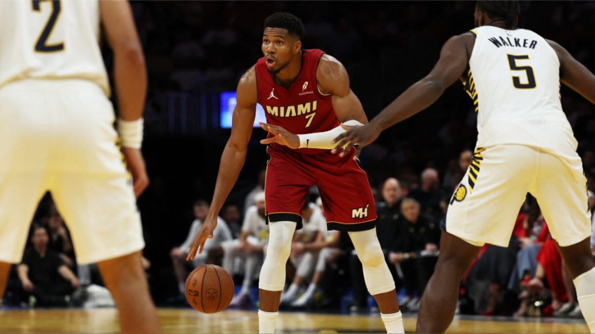 NBA Cup: «Όργια» Αντετοκούνμπο με triple-double, οι Χιτ διέλυσαν τους Πέισερς με 145-125, δείτε βίντεο