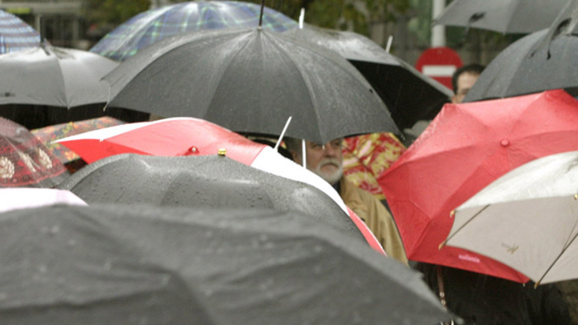 Christmas with rain and strong south winds