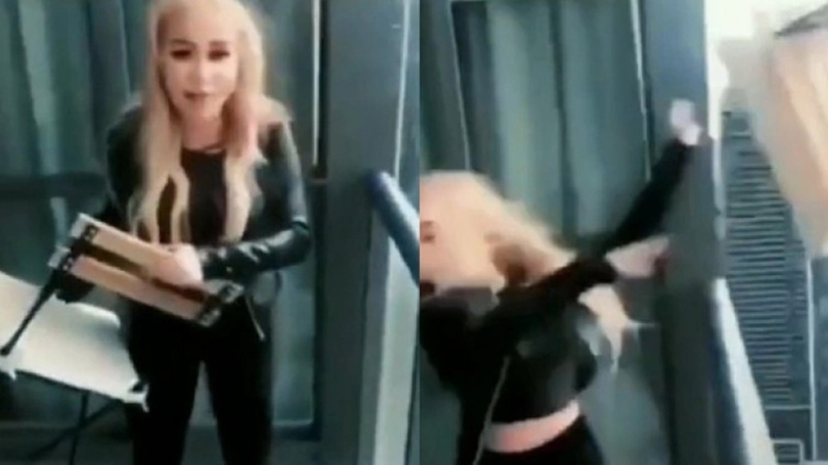 Influencer πέταξε καρέκλες από ουρανοξύστη για το… story