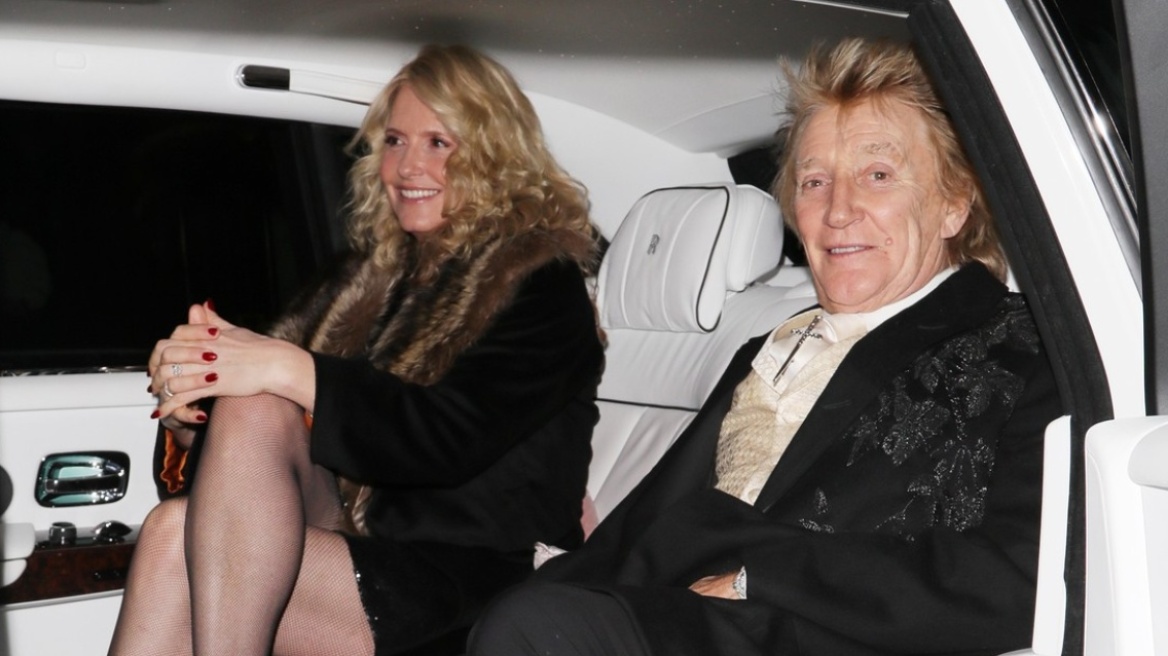 Το οικογενειακό δείπνο του Ροντ Στιούαρτ στο Λονδίνο - Δείτε φωτογραφίες
