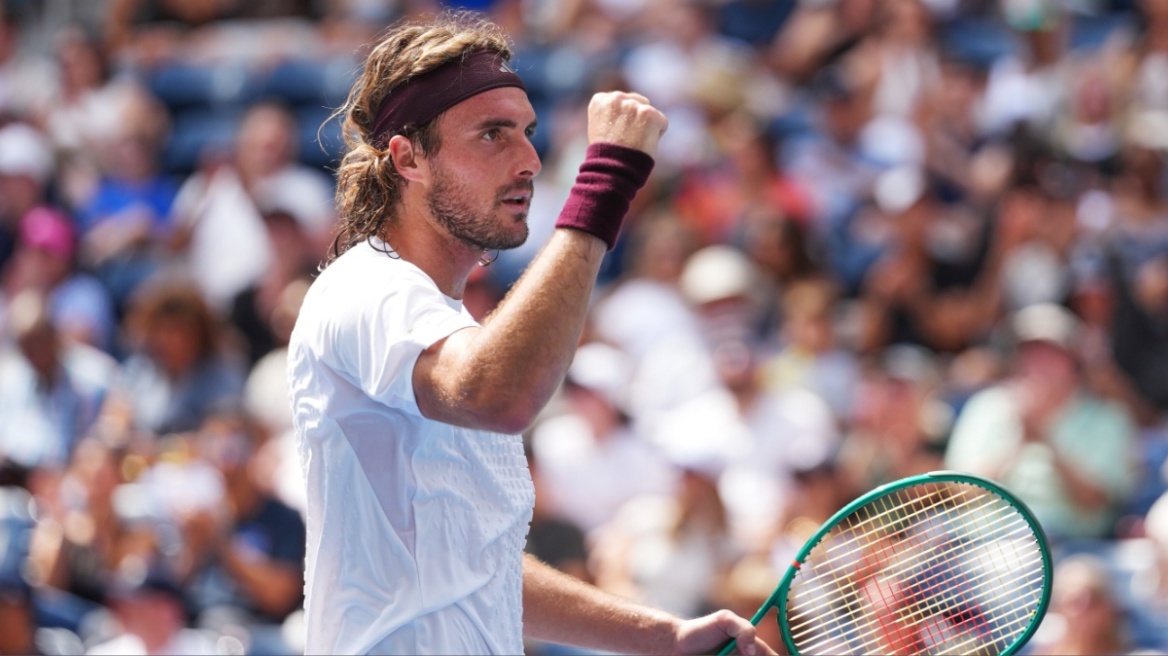 US Open: Ο Τσιτσιπάς λύγισε με 3-1 σετ τον Χάρις σε θρίλερ και πέρασε στον 3ο γύρο, δείτε βίντεο