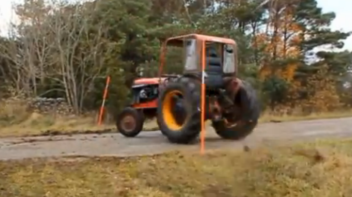 Ηλεία: «Τρελή» καταδίωξη μεθυσμένου οδηγού τρακτέρ στην Εθνική οδό!