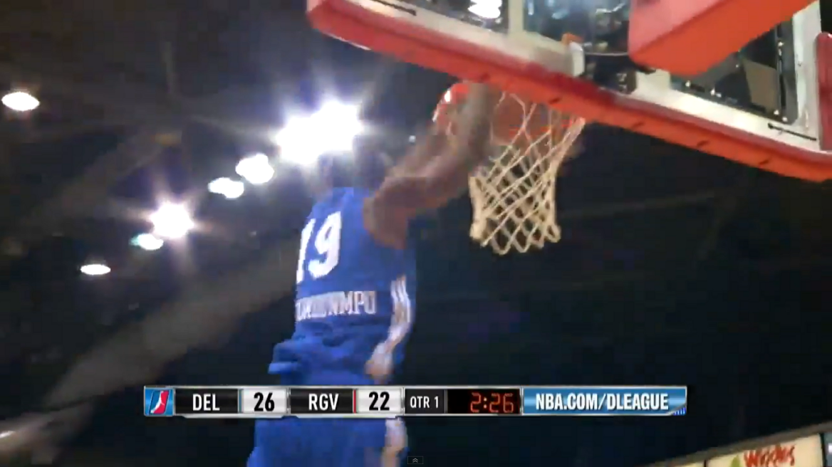 Βίντεο: Ξεσάλωσε ο Θανάσης Αντετοκούνμπο στο NBDL!