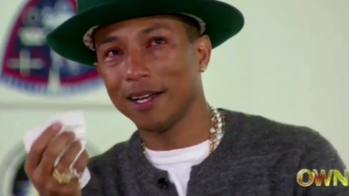 Τα... happy δάκρυα του Pharrell Williams