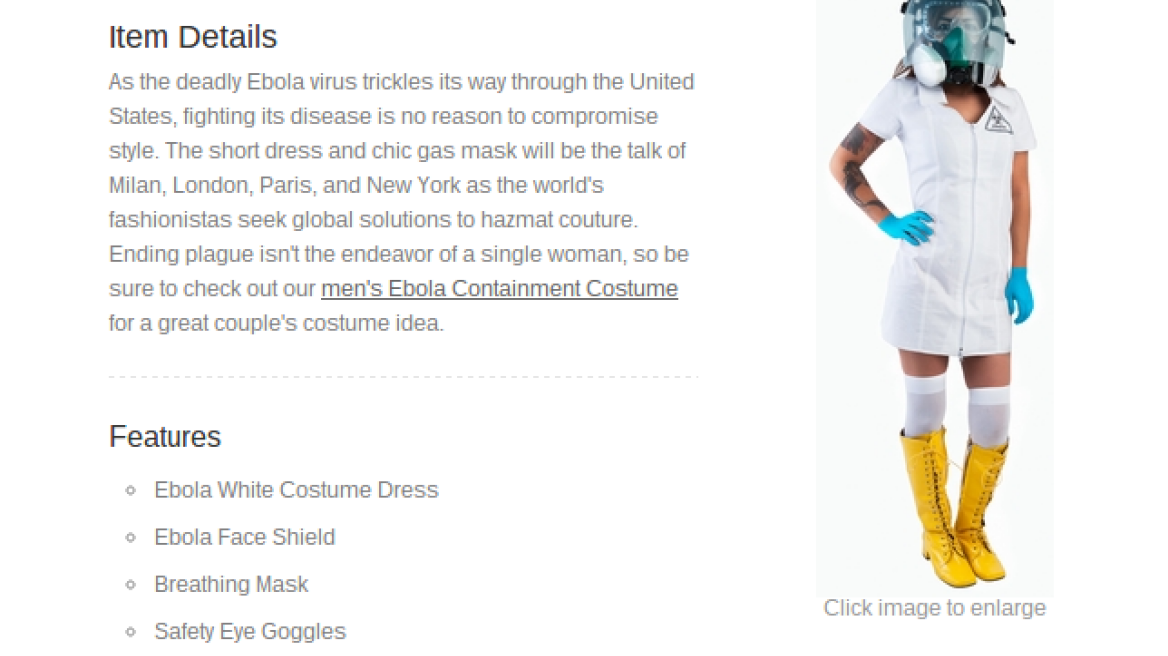 ΗΠΑ: «Πλουτίζουν» με στολή σέξι νοσοκόμας κατά του Έμπολα!