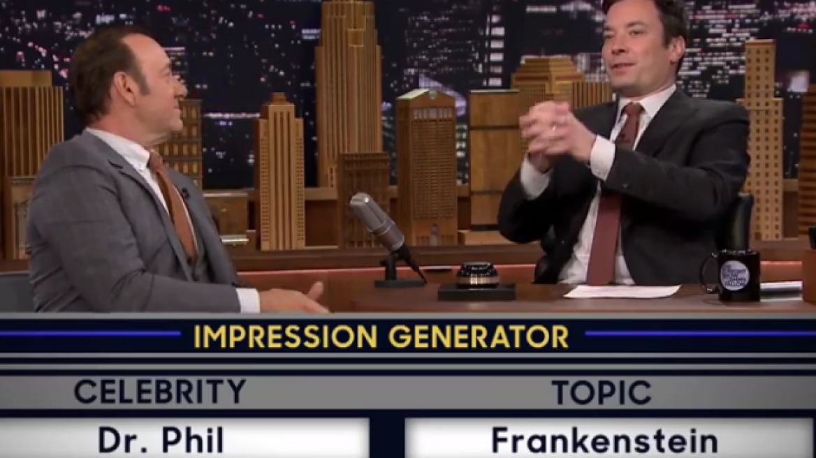 Bίντεο: Όταν ο Kevin Spacey και ο Jimmy Fallon μιμούνται τους celebrities
