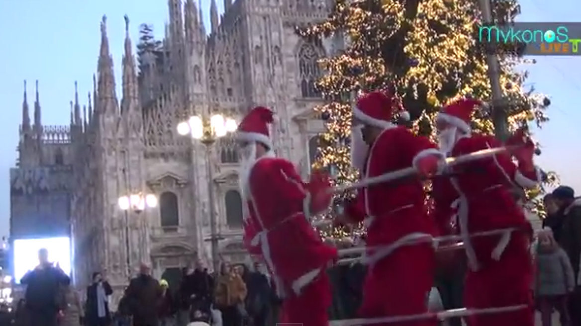 Dancing with the... Santa Claus στο Ντουόμο