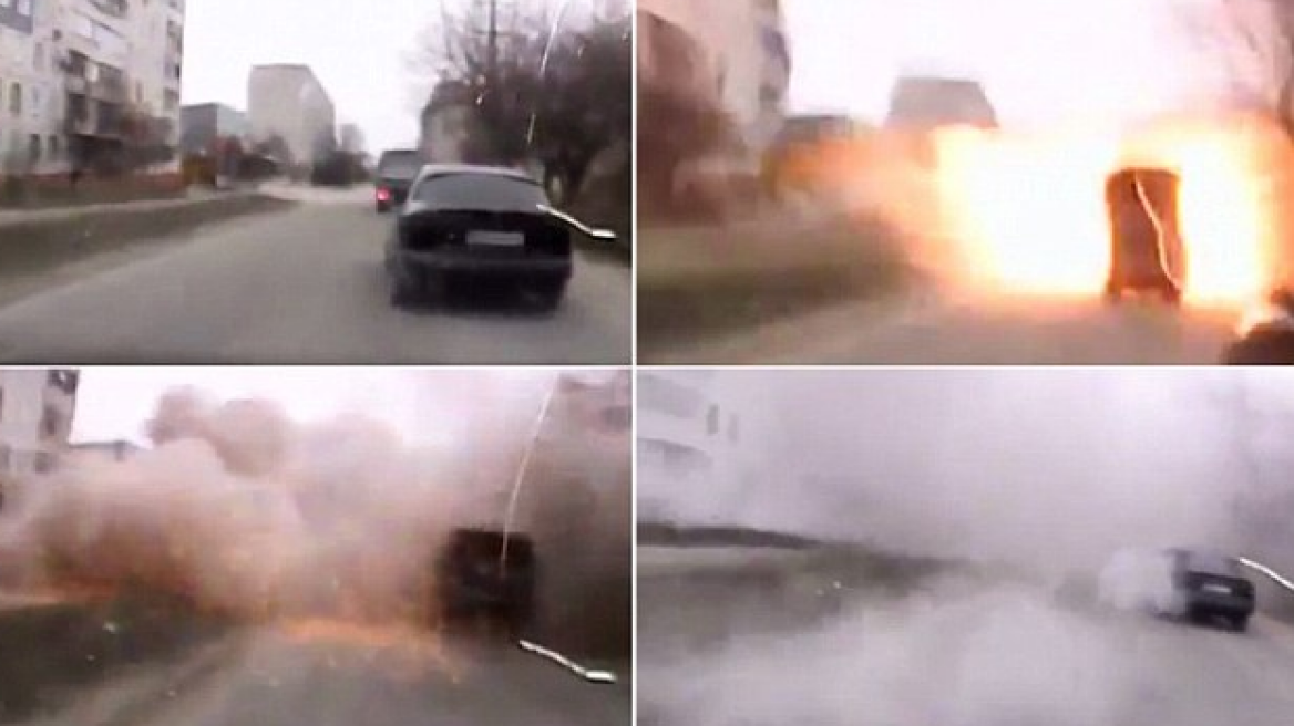 Συγκλονιστικό βίντεο από τους βομβαρδισμούς στη Μαριούπολη