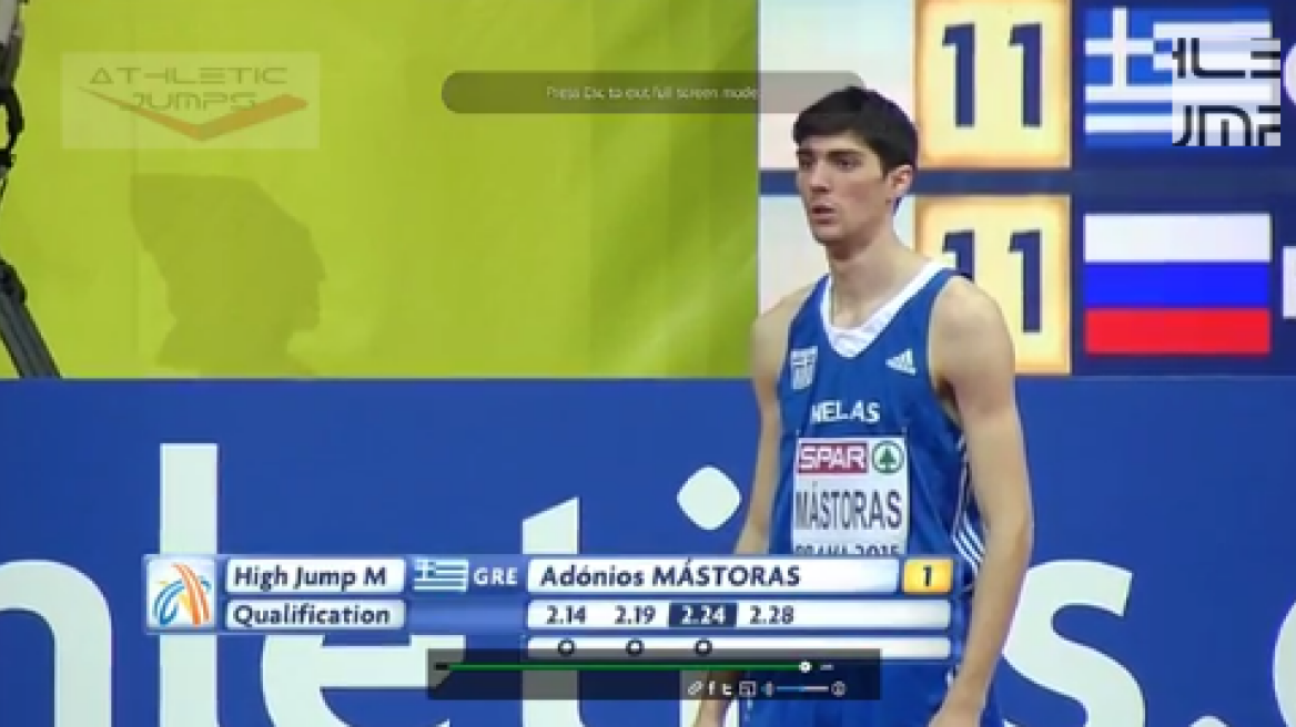 Ευρωπαϊκό Πρωτάθλημα Στίβου: Στον τελικό του ύψους Μάστορας και Ιωάννου