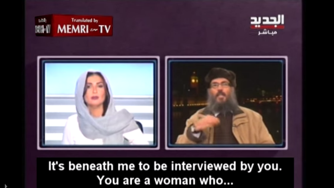 Τι έκανε Λιβανέζα παρουσιάστρια όταν ισλαμιστής της είπε: «Είσαι γυναίκα, σκάσε»