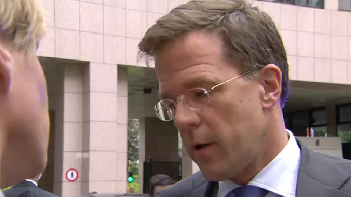 «Το Grexit θα αποφασιστεί στην Αθήνα, όχι στις Βρυξέλλες», προειδοποιεί ο Ολλανδός πρωθυπουργός