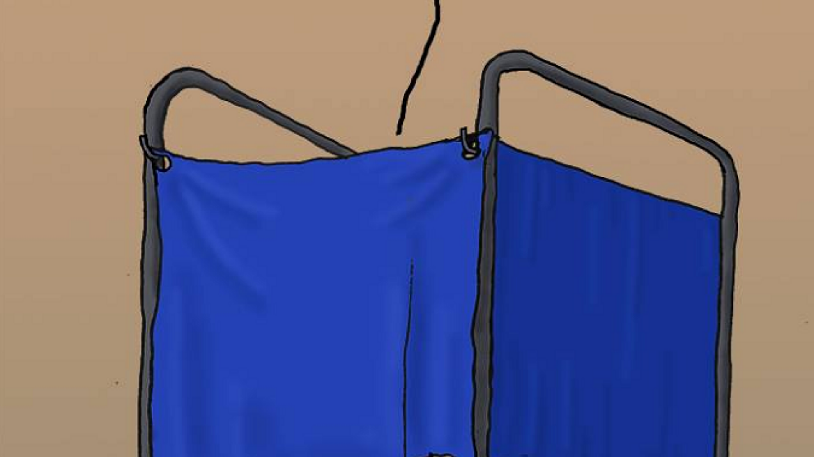 Το νέο σκίτσο του Αρκά λίγο πριν ανοίξουν οι κάλπες