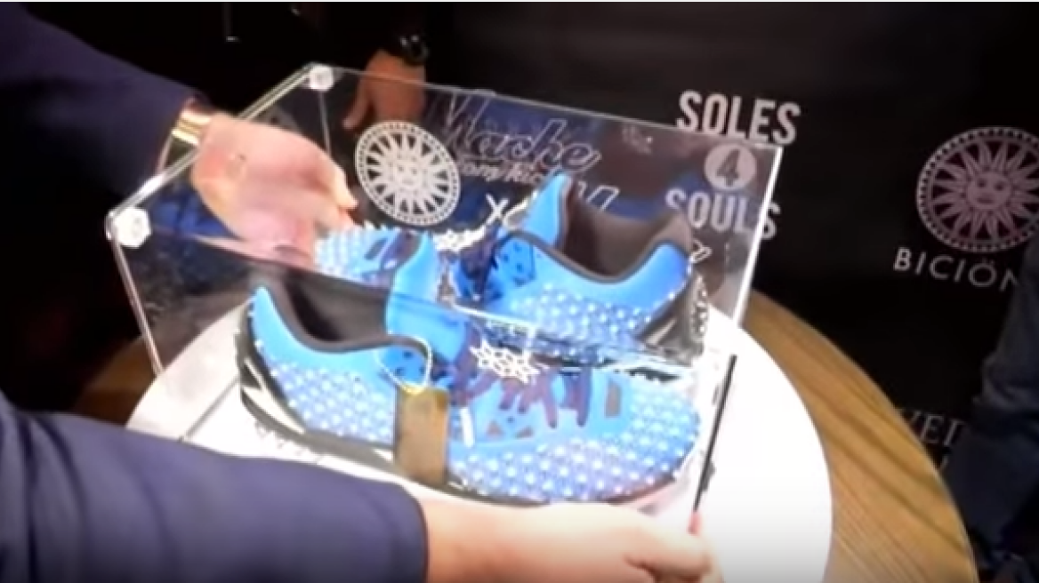 Sneakers more expensive than 2 Bugatti Veyrons!! (video)