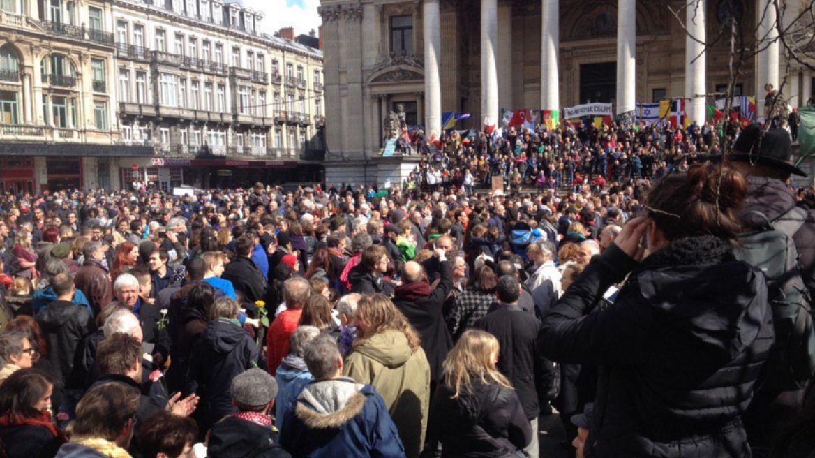 Πορεία «εναντίον του τρόμου και του μίσους» στις Βρυξέλλες