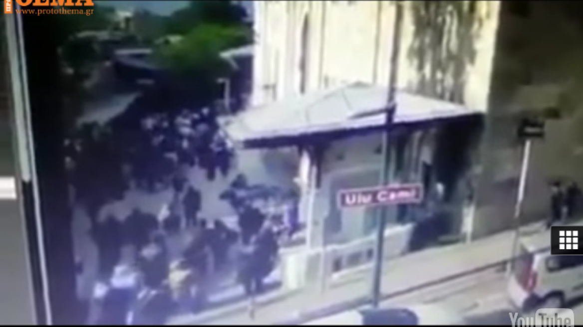 Camera records suicide bombing in Turkey (video)