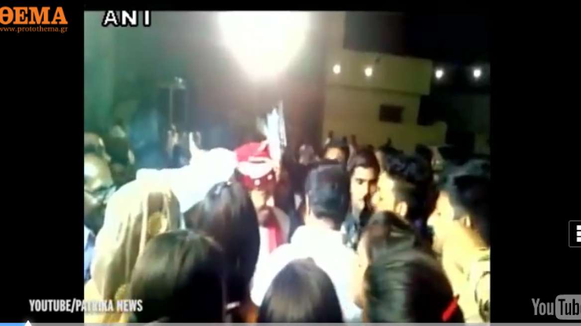 Man shot in head at his wedding! (video)