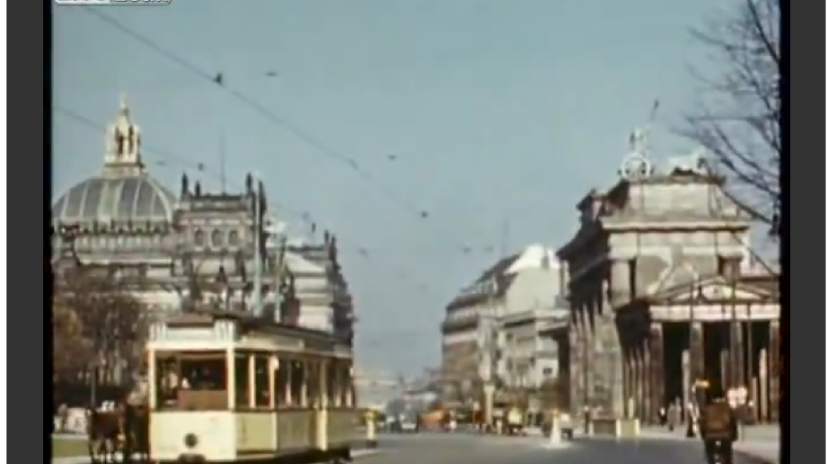 Rare 1936 coloured video from Berlin (video)