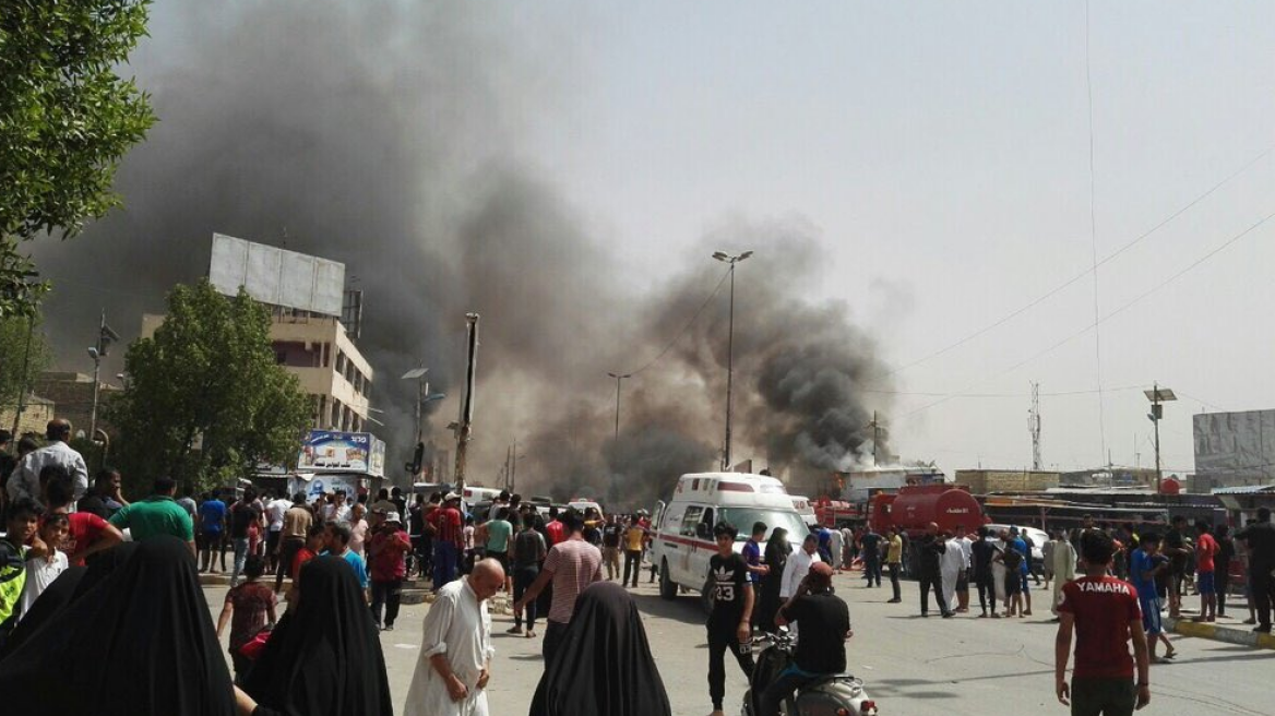 Φονική επίθεση αυτοκτονίας σε αγορά στη Βαγδάτη