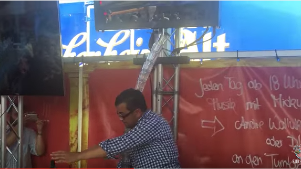 Barman breaks world record! (amazing video)