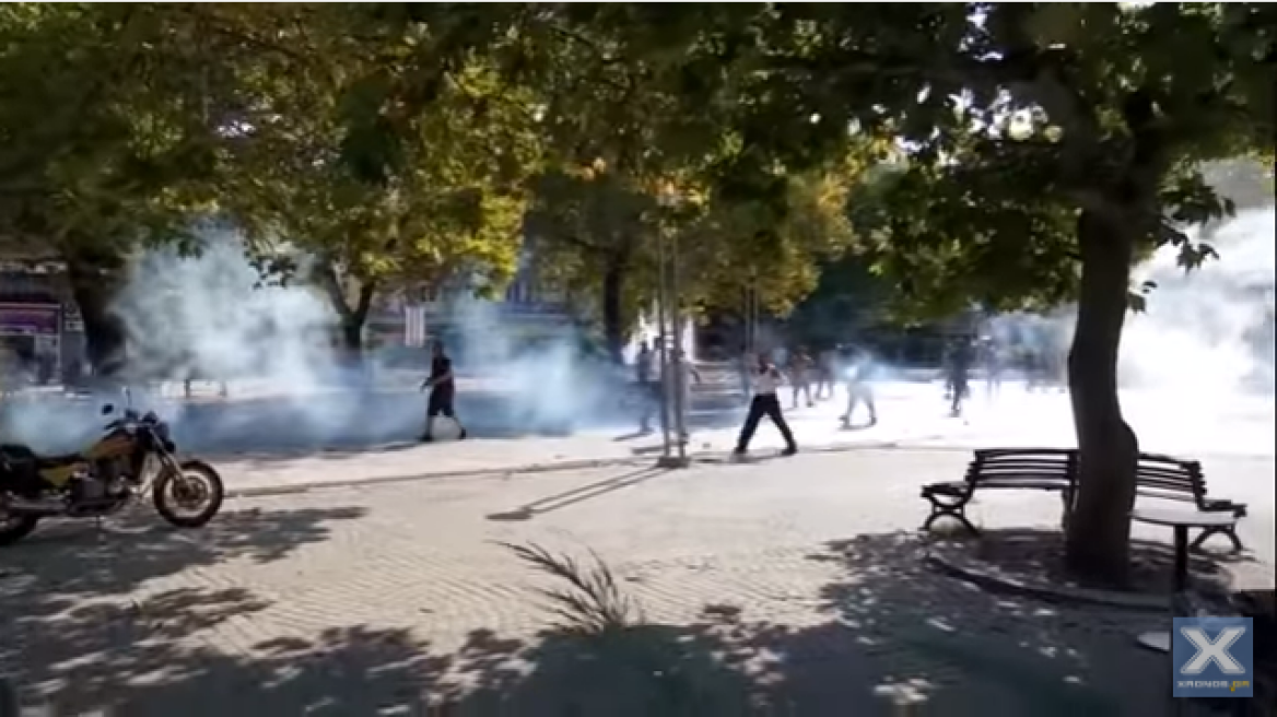 Επεισόδια στην κεντρική πλατεία της Κομοτηνής