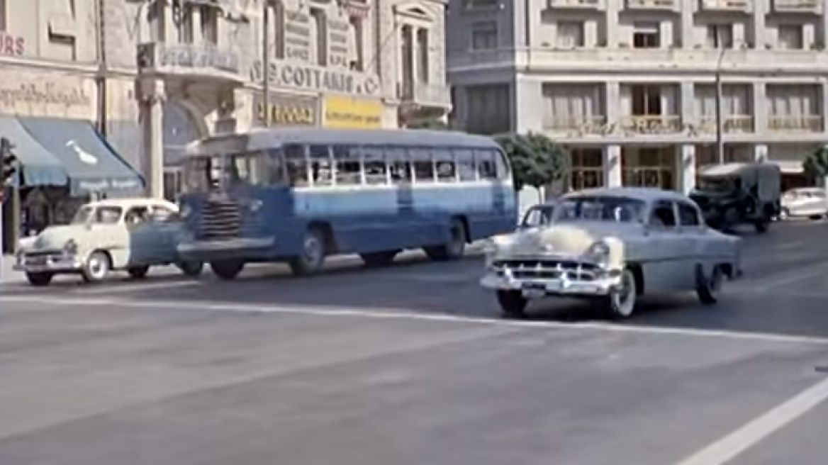 H Aθήνα του 1960, σε ένα πανέμορφο έγχρωμο video