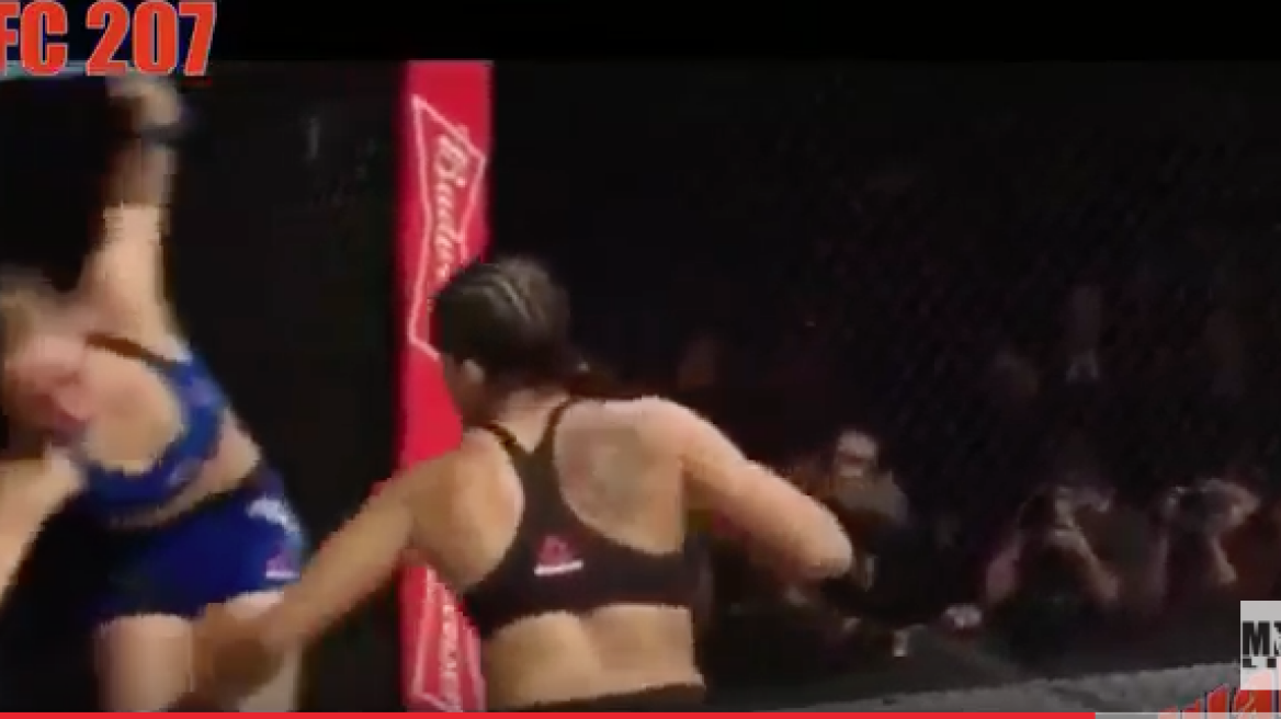 UFC champ Nunes “destroys” Ronda Rousey in 1st rnd (video)