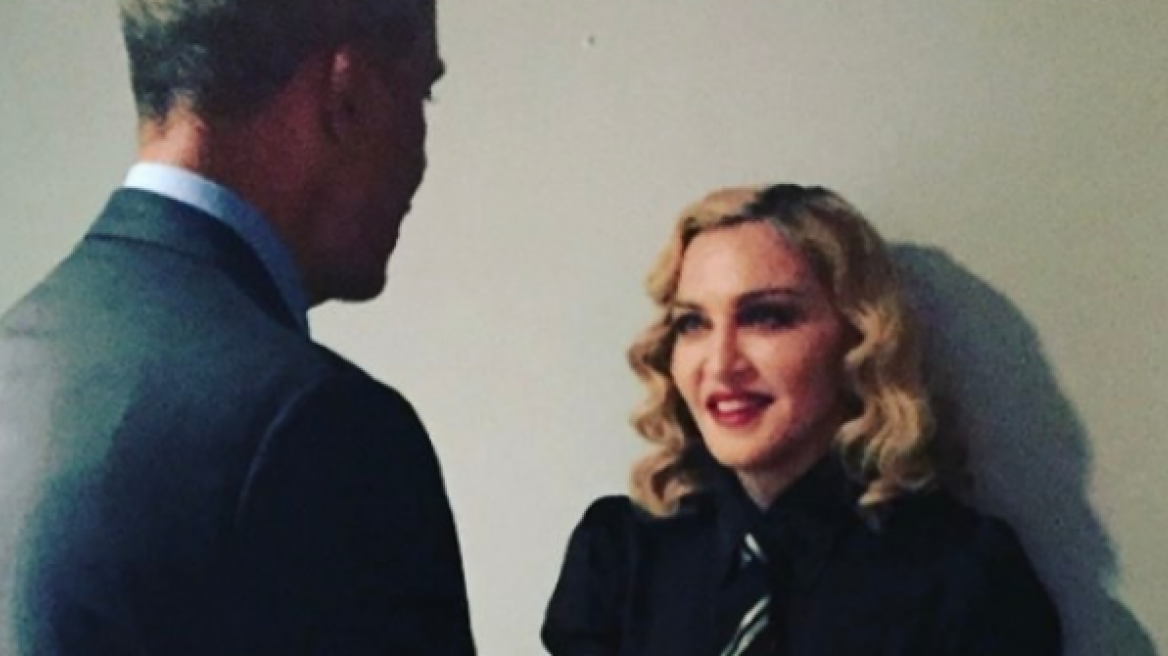 To αντίο της Madonna στον Barack Οbama 