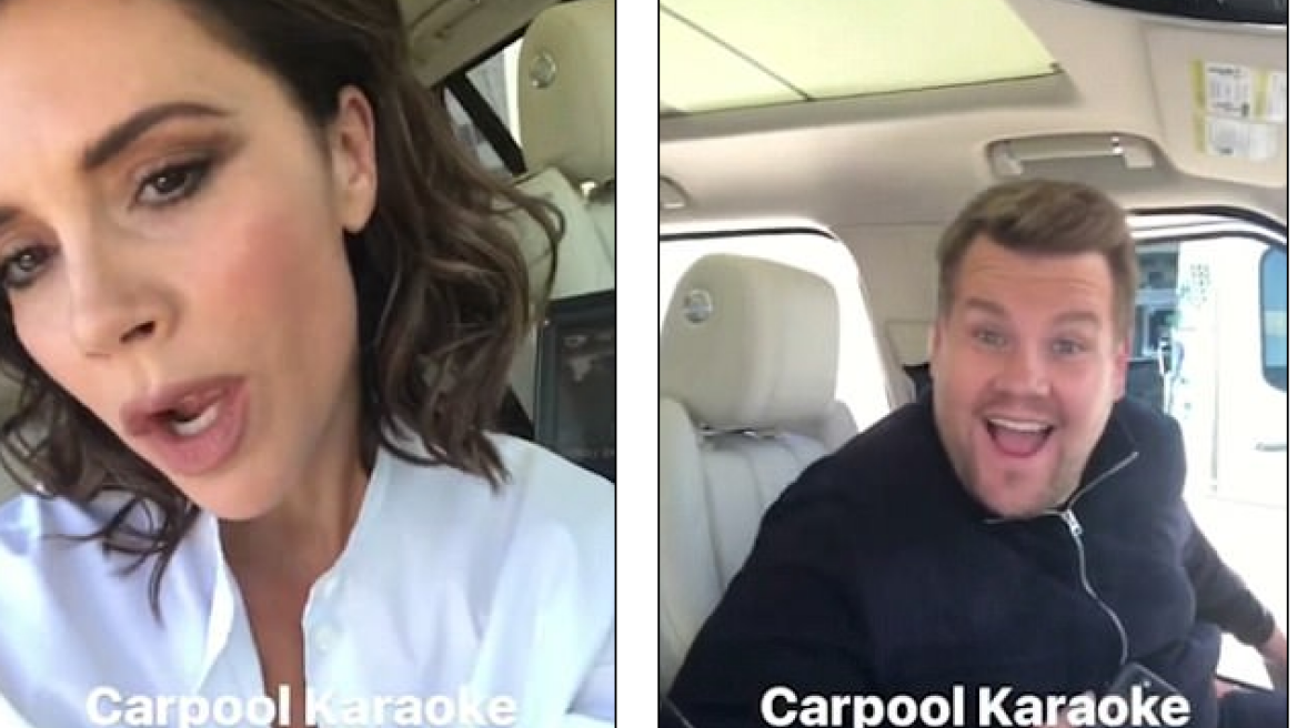 Βικτόρια Μπέκαμ - Τζέιμς Κόρντεν: Ένα carpool karaoke «όλα τα λεφτά»!