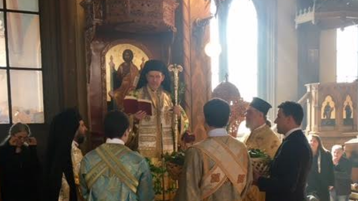 A ceremony in the Stockholm Cathedral in memory of the terrorist attack victims