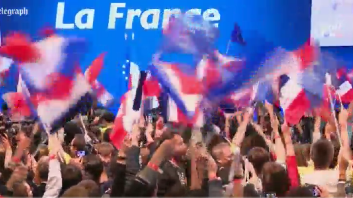 Sample poll: Emmanuel Macron (23.7%) and Marine LePen (21.7%) to face off in second round