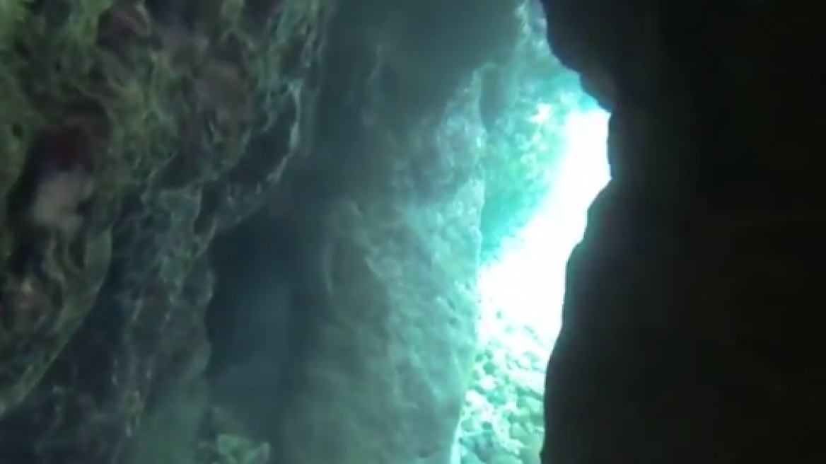 Unbelievable secret underwater cave in Zakynthos! (Amazing VIDEO)