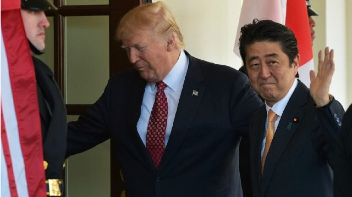 “Ironclad”: In nearly hour-long phone call, Japan’s Abe stands with Trump on North Korea