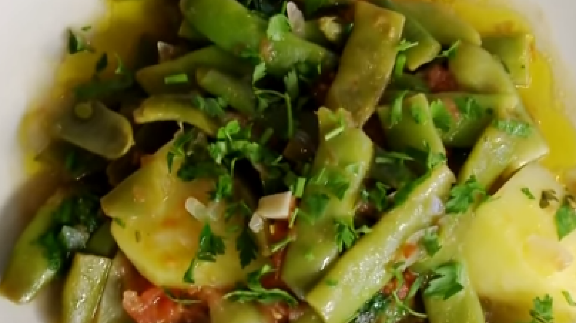 Φασολάκια λαδερά