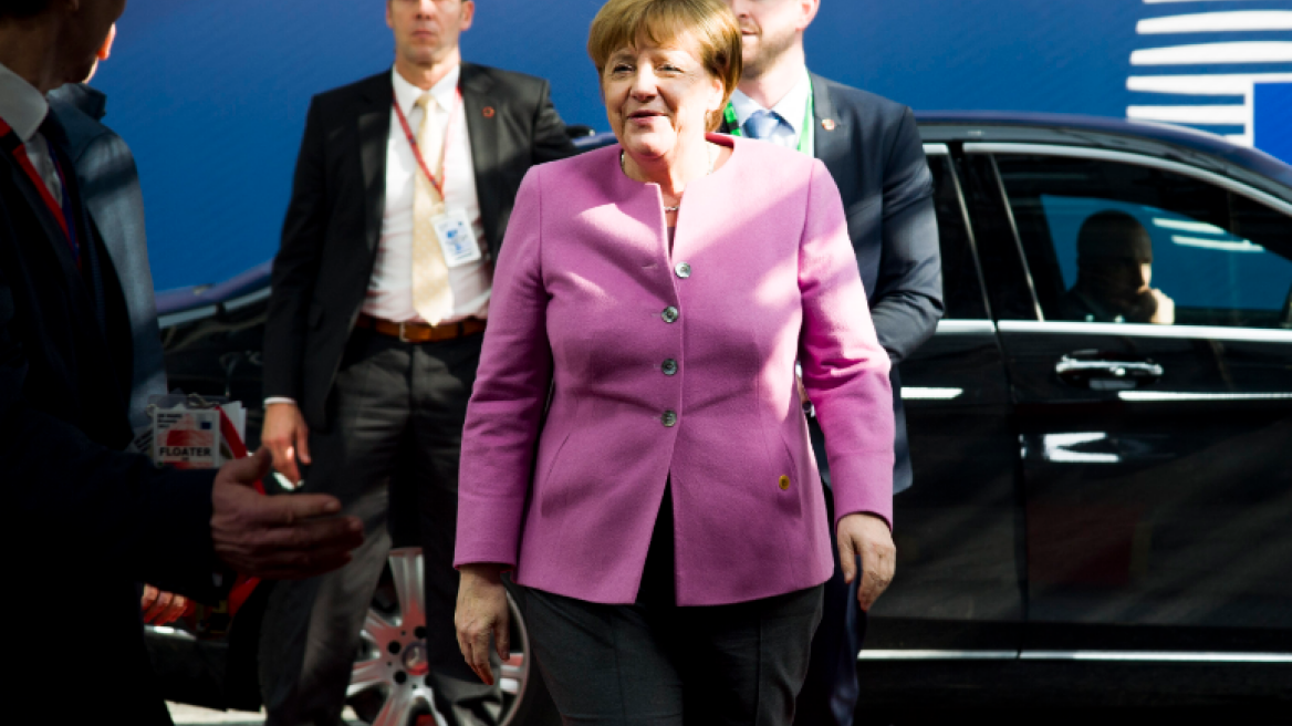 Κοινή συνάντηση Μέρκελ, Σουλτς, Ζεεχόφερ με τον Πρόεδρο Σταϊνμάιερ