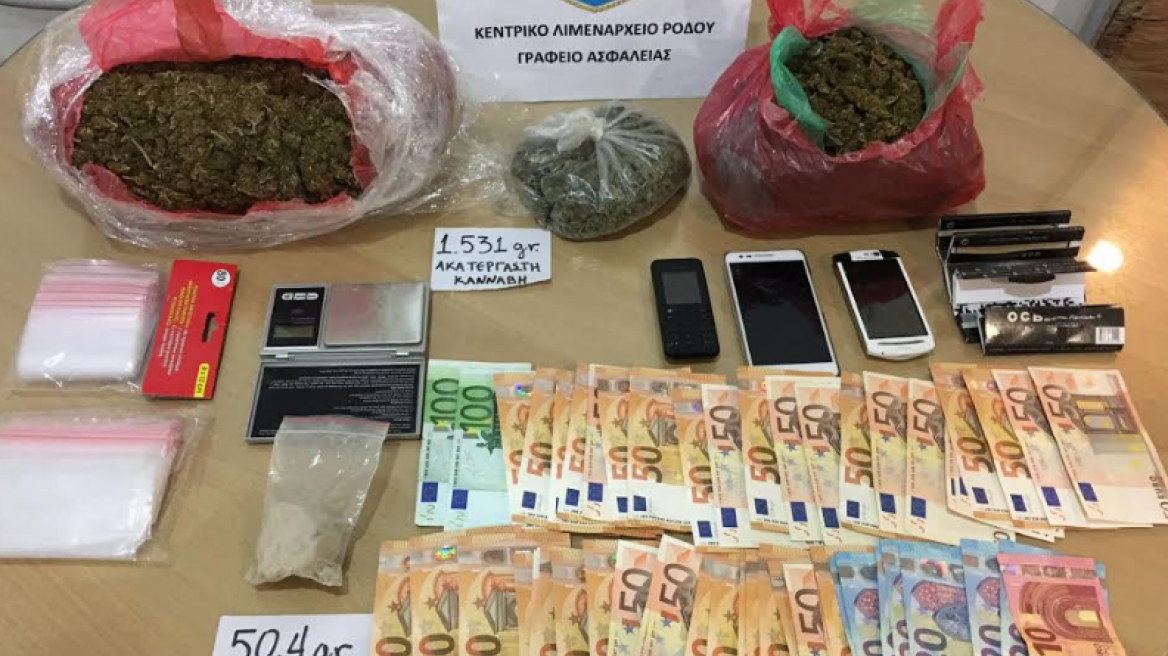 Δίδυμο διακινούσε ηρωίνη και χασίς στη Ρόδο
