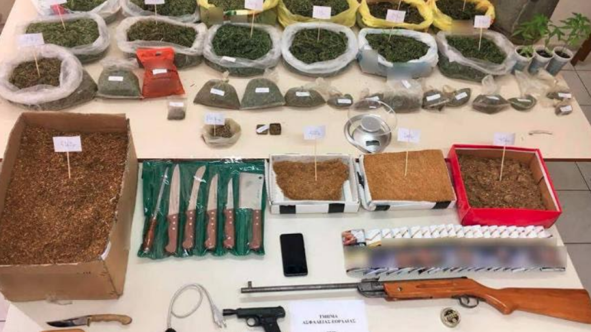 Πτολεμαΐδα: Πατέρας και γιος πουλούσαν χασίς και λαθραίου καπνού 