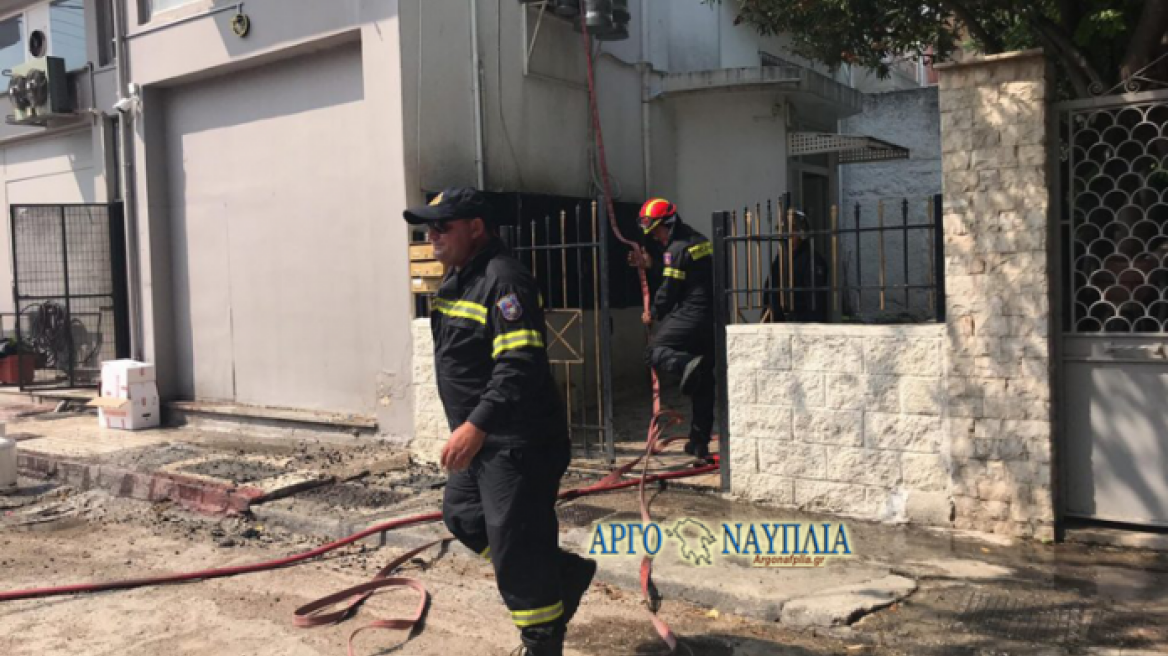 Φωτιά ξέσπασε σε εστιατόριο στο Ναύπλιο