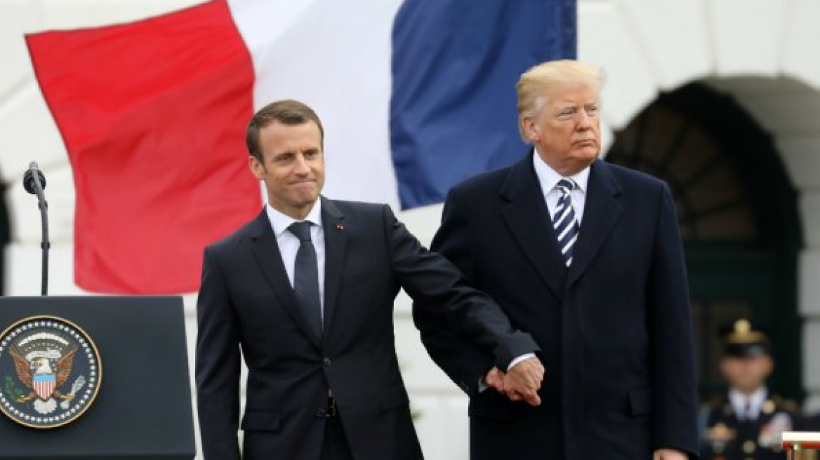 Τηλεφωνική συνομιλία Τραμπ-Μακρόν για τη Συρία