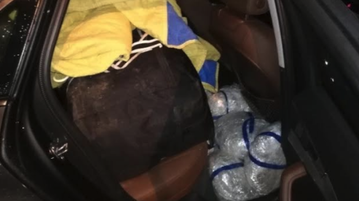 Θεσπρωτία: Ένοπλος μετέφερε 105 κιλά χασίς με νοικιασμένο Ι.Χ.