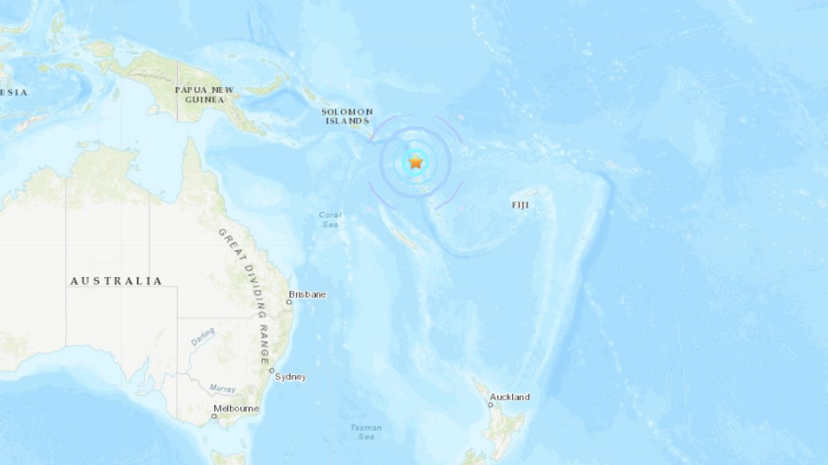 Ισχυρή σεισμική δόνηση 6 Ρίχτερ στα νησιά Βανουάτου