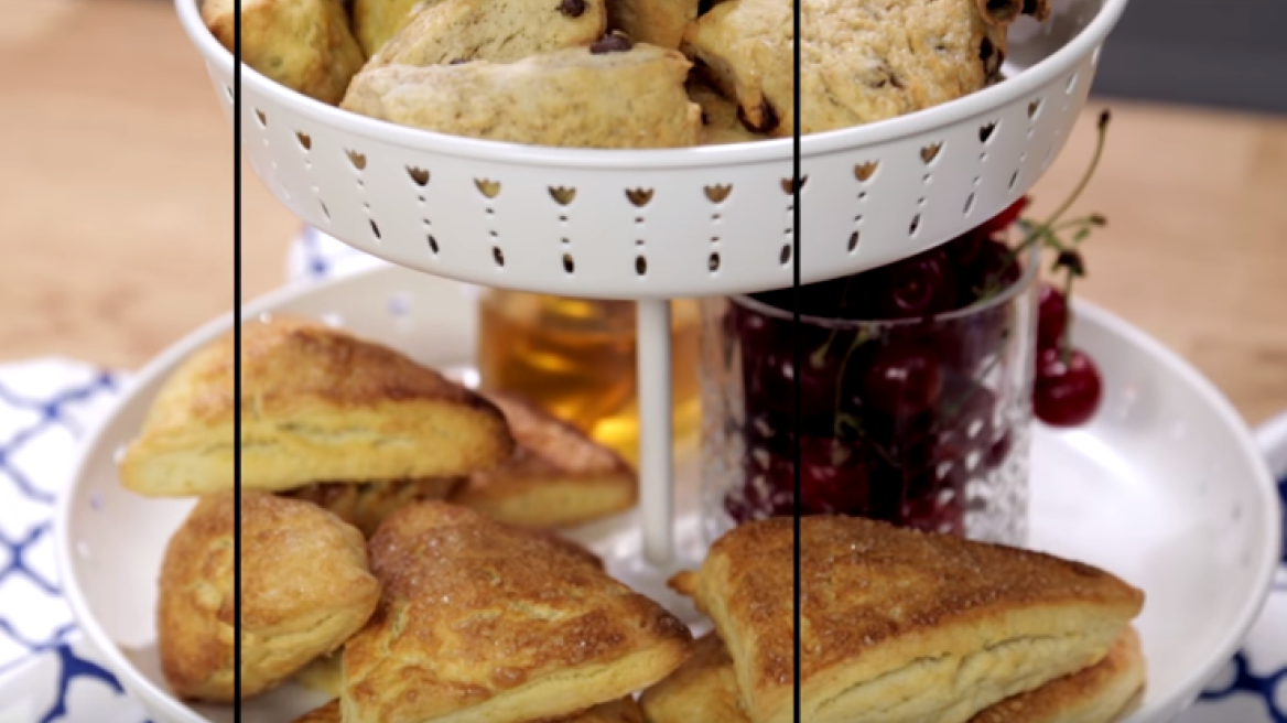Μαλακά μπισκότα scones και οι παραλλαγές τους