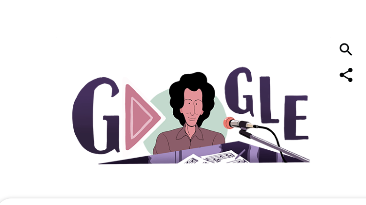 Michel Berger: H Google τιμά με doodle τον Γάλλο τραγουδιστή και συνθέτη