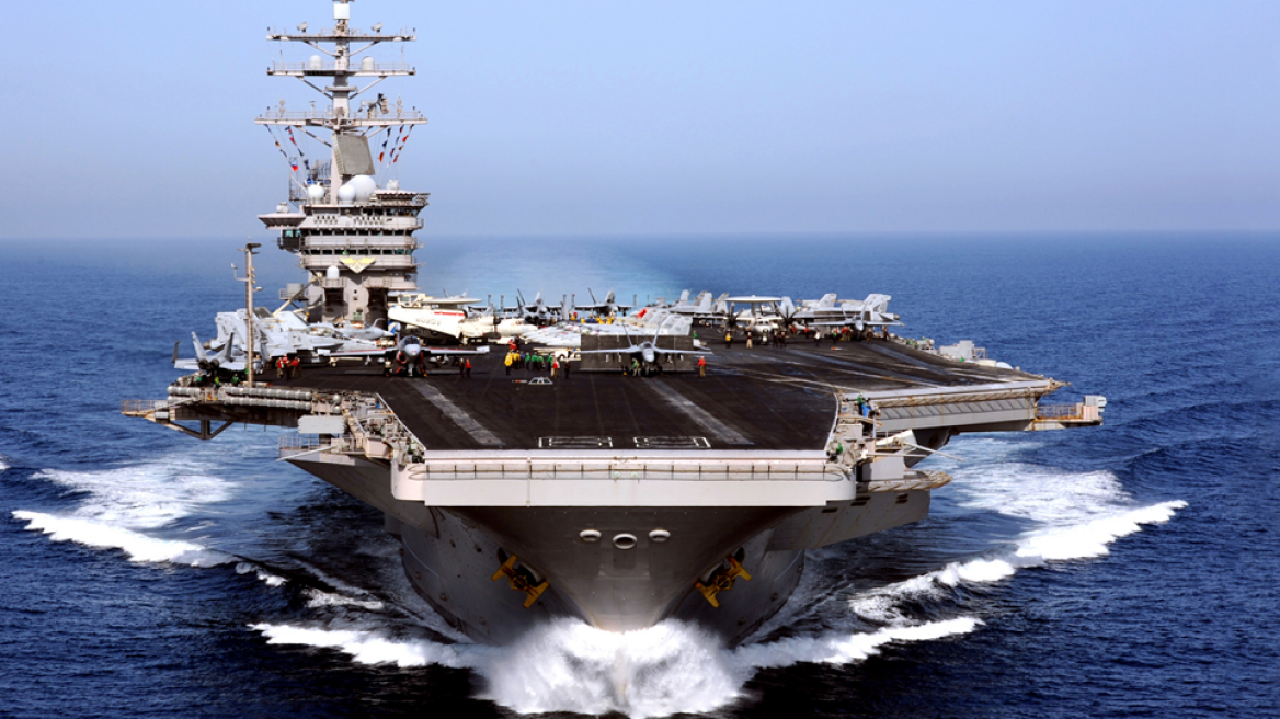 «Μήνυμα» ΗΠΑ με το «Αϊζενχάουερ»: Στην Κρήτη θα πλεύσει το αεροπλανοφόρο-γίγας μαζί με 12 πολεμικά πλοία
