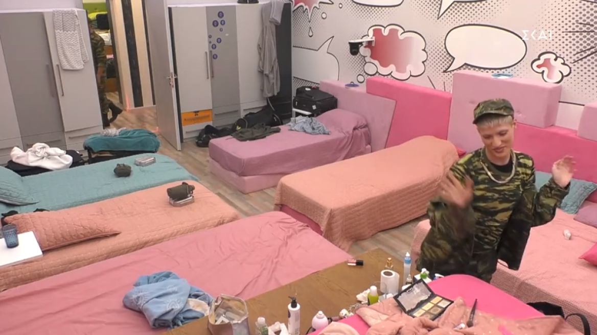 Big Brother: Ο Θέμης Κανέλλος πάει... φαντάρος και η Σοφία Δανέζη είναι ο... λοχαγός