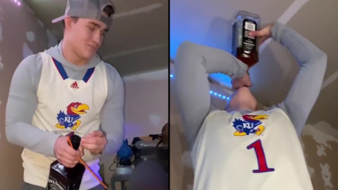 18χρονος μαθητής ήπιε μονορούφι 2 λίτρα Jack Daniels σε 18 δευτερόλεπτα